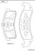 ASIMCO KD6609 Brake Pad Set, disc brake